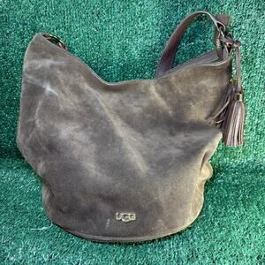 Ugg suede bucket purse classic